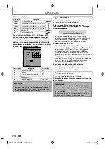 Preview for 110 page of Magnavox MDR515H Manuel De L'Utilisateur