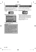 Preview for 112 page of Magnavox MDR515H Manuel De L'Utilisateur