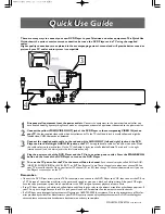 Preview for 1 page of Magnavox MDV411 Quick Use Manual