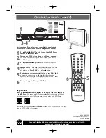 Preview for 2 page of Magnavox MDV456 - Purchased Quick Use Manual
