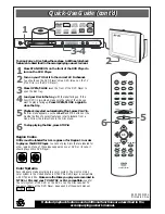 Preview for 2 page of Magnavox MDV458 - Purchased Quick Use Manual