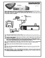 Preview for 1 page of Magnavox MDV560VR - Dvd/vcr Player Quick Use Manual