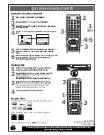 Preview for 2 page of Magnavox MDV560VR - Dvd/vcr Player Quick Use Manual