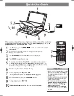 Предварительный просмотр 1 страницы Magnavox MPD-700 Quick Use Manual