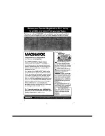 Preview for 2 page of Magnavox MPD820 - DVD Player - 8 User Manual
