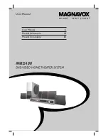Magnavox MRD100 User Manual предпросмотр