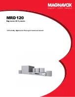 Предварительный просмотр 1 страницы Magnavox MRD120 - Av Systems Specifications