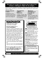 Preview for 1 page of Magnavox MRD130 - Dvd Home Theatre System Manual Del Usuario