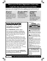Preview for 2 page of Magnavox MRD130 - Dvd Home Theatre System User Manual