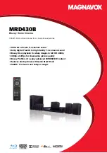 Magnavox MRD430B Brochure & Specs preview