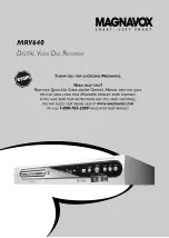 Magnavox MRV640 User Manual preview