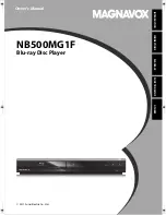 Preview for 1 page of Magnavox NB500MG1F - Blu-Ray Disc Player Owner'S Manual
