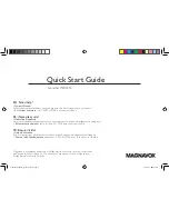 Preview for 1 page of Magnavox Soundbar MSB4550 Quick Start Manual
