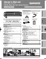 Magnavox sylvania mwd2205 Owner'S Manual preview