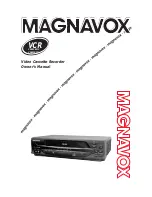 Magnavox VR601BMX Owner'S Manual preview