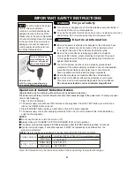 Предварительный просмотр 5 страницы Magnavox W-08CR Owner'S Manual