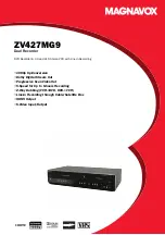 Magnavox ZV427MG9 A Specifications preview