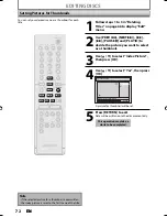 Preview for 72 page of Magnavox ZV450MW8 - DVD Recorder And VCR Combo Owner'S Manual