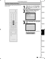 Preview for 75 page of Magnavox ZV450MW8 - DVD Recorder And VCR Combo Owner'S Manual