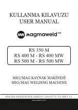 Предварительный просмотр 1 страницы MAGNAWELD RS 350 M User Manual