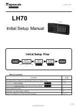 Magnescale LH70 Initial Setup Manual preview