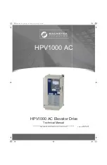 Magnetek Elevator HPV1000 AC Technical Manual предпросмотр