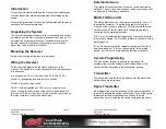 Preview for 2 page of Magnetek FLEX BASE Quick Reference Manual