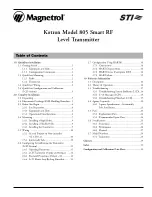 Preview for 3 page of Magnetrol STI KOTRON 805 Installation And Operating Manual