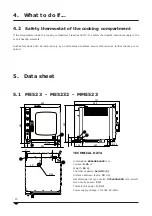 Preview for 20 page of Magnifico MR3 Use And Maintenance Manual