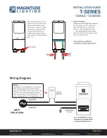 Preview for 2 page of MAGNITUDE LIGHTING T Series Installation Manual