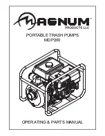 Magnum MDP200 Operating & Parts Manual preview