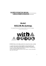 Предварительный просмотр 1 страницы Magnum MIG 208 Alu Synergy Operating Manual