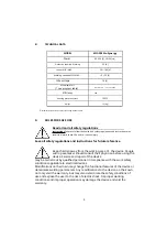 Предварительный просмотр 5 страницы Magnum MIG 208 Alu Synergy Operating Manual