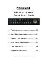 Предварительный просмотр 1 страницы Magtec MT854 Quick Start Manual