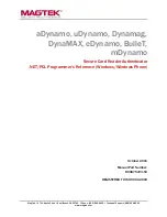 Magtek ADYNAMO Manual preview
