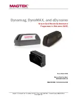 Magtek DYNAMAG Programmer'S Reference Manual preview