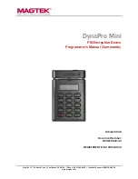 Magtek DynaPro Mini Programmer'S Manual preview