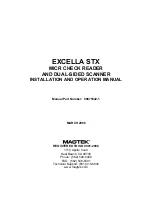 Magtek EXCELLA STX Installation And Operation Manual preview