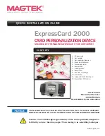 Preview for 1 page of Magtek ExpressCard 2000 Quick Installation Manual