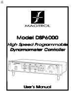 Magtrol DSP6000 User Manual preview