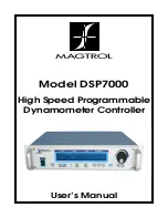 Magtrol DSP7000 User Manual preview