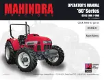 Предварительный просмотр 1 страницы Mahindra 60 Series Operator'S Manual