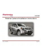 Mahindra XUV500 Installation Instructions Manual preview