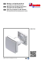 Preview for 1 page of Maico AKE 150 Mounting And Operating Instructions