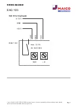 Maico EAQ 10/3 Wiring Diagram preview