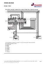 Предварительный просмотр 2 страницы Maico EAQ 10/3 Wiring Diagram