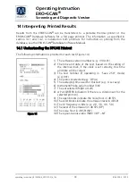 Предварительный просмотр 41 страницы Maico ERO SCAN Operating Instructions Manual