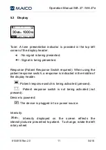 Preview for 15 page of Maico MA 27 Operation Manual