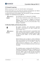 Preview for 10 page of Maico MA 41 Operation Manual