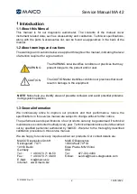 Preview for 3 page of Maico MA 42 Service Manual